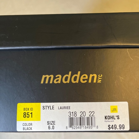 Madden Girl Lorna black mule shoe - Picture 8 of 8